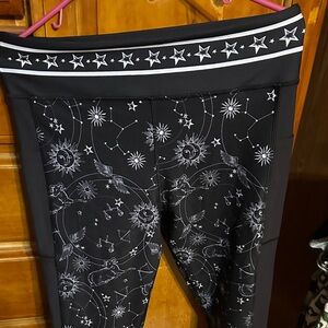 Johnny Was Black Celestial Leggings